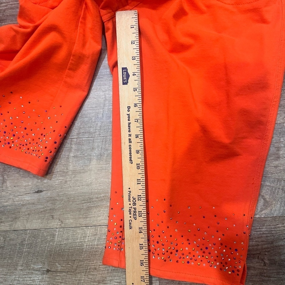 Quaker Factory Dream Jeanne’s 2 piece jacket and capri set size M/L - Picture 16 of 16